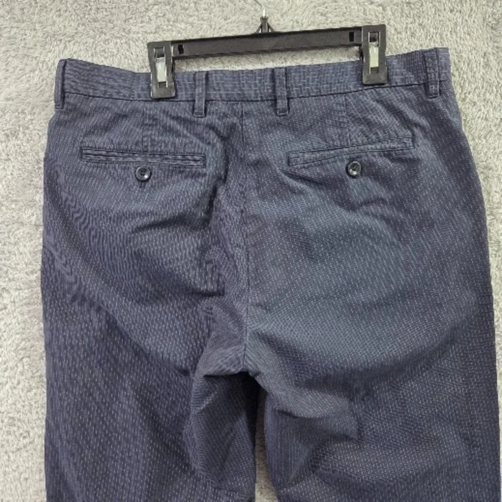 Banana‎ Republic Men's 31x32 Straight Fit Pants Navy Blue Pinstripe 100% Cotton